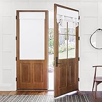 Vista 2 de Aosky Cortina opaca para puerta, persianas de puerta francesa para privacidad, cortinas de puerta Tricia con aislamiento térmico para patio, cortina