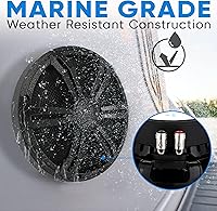 Vista 3 de Pyle USA - Subwoofer marino delgado de 8 pulgadas, 300 W, 4 ohmios, impermeable, sistema de altavoces de componente de automóvil, cono