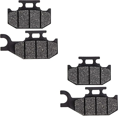 Miniatura 4 de NICHE Juego de pastillas de freno traseras izquierdasderechas para Polaris ACE Ranger 150 1912971 semimetálicas 2 unidades