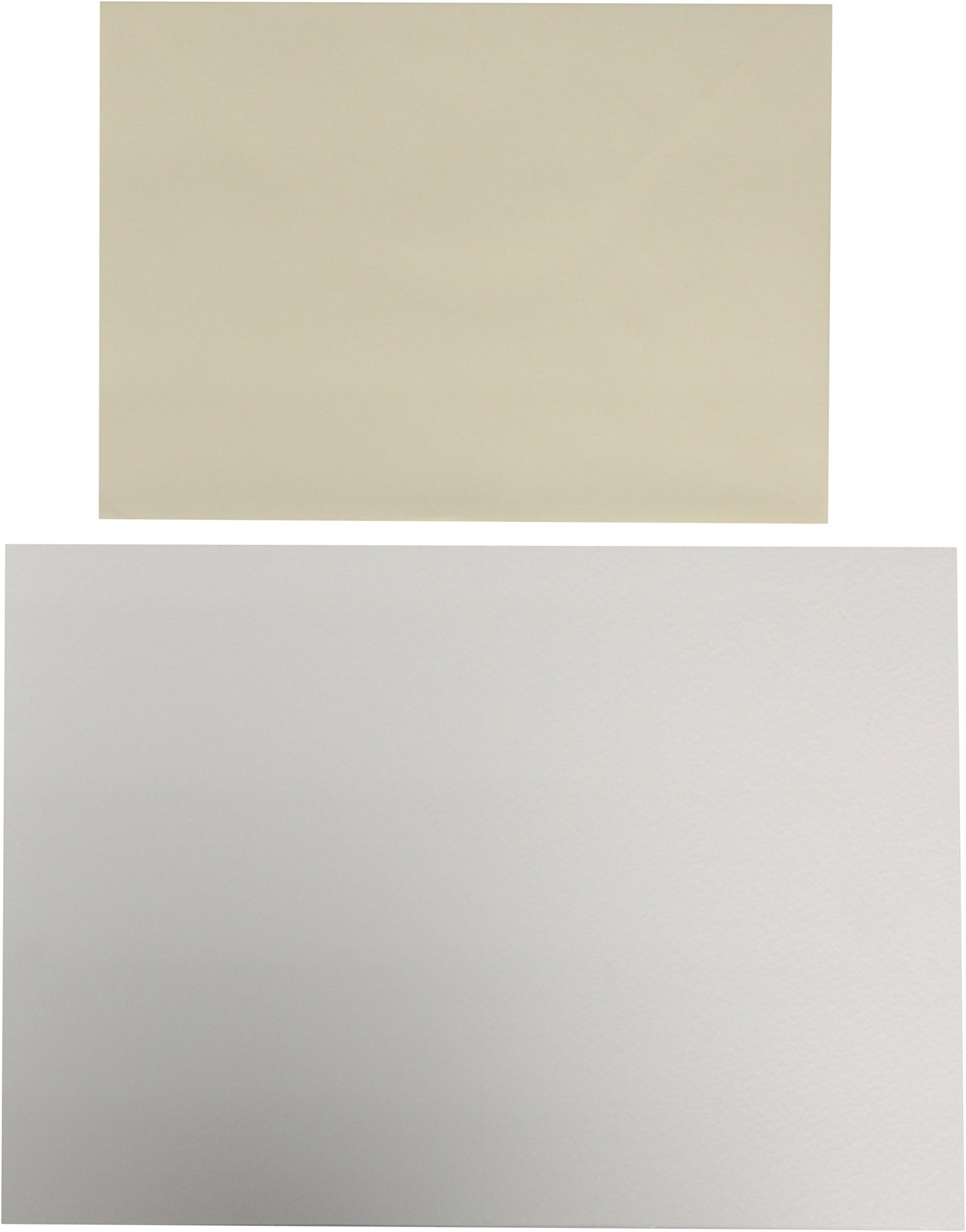 Frisk Bockingford Watercolour Cards Pack of 10 (C5 Plain) Rough, White