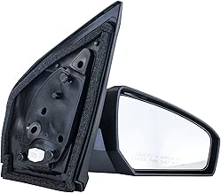 Passenger Side Mirror for Nissan Sentra (2007 2008 2009 2010 2011 2012) Power Operation Unpainted Non-Heated Non-Folding Right Outside Rear View Replacement Door Mirror - NI1321167 - coolthings.us