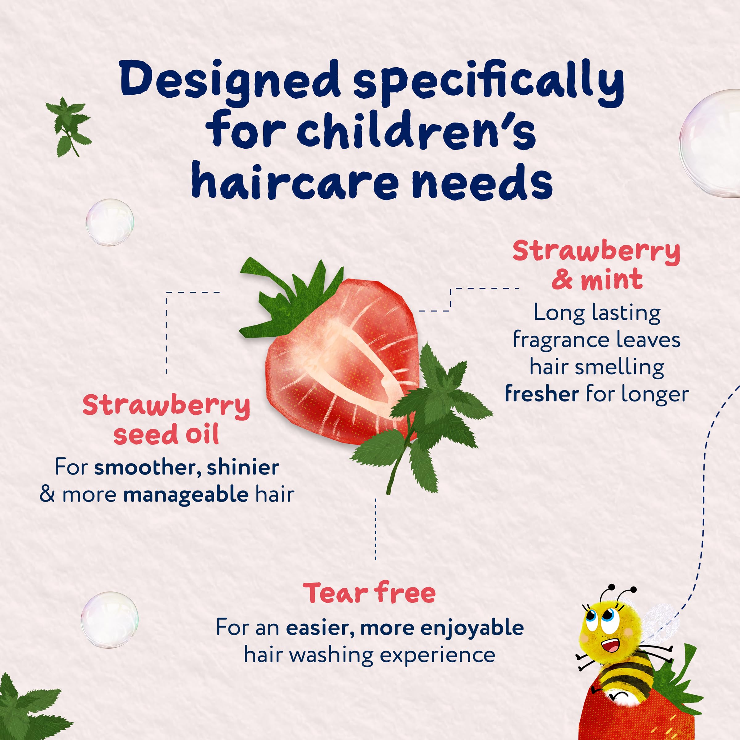 Childs Farm Çilek ve Organik Nane Özlü Çocuk Saç Krem 250ml