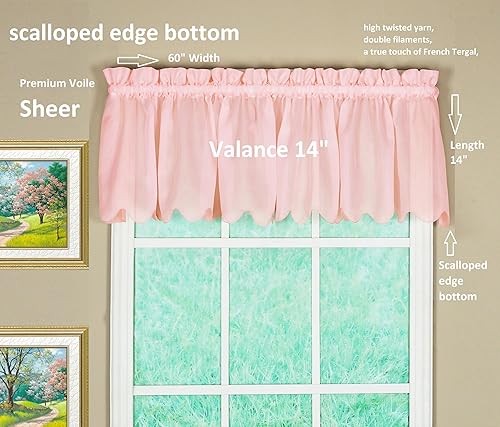 Vista 547 de Today's Curtain - Cortina Emelia de gasa original, panel de 84 pulgadas, negro, 60 pulgadas de ancho x 84 pulgadas de largo