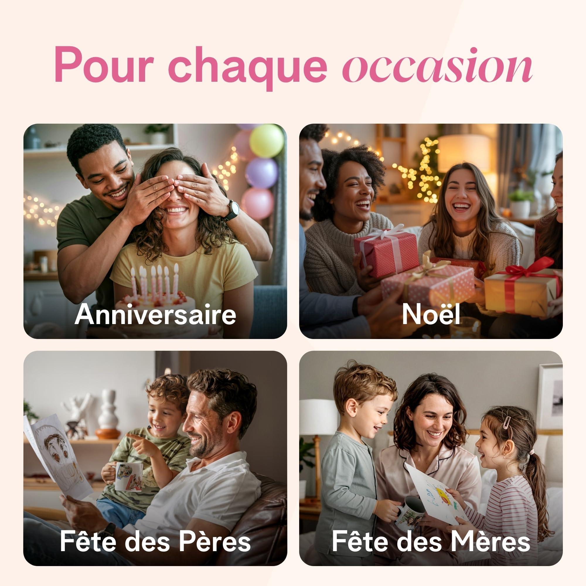 Milka Méga Tablette de Chocolat Personnalisée - Cadeau fete des peres personnalisé avec Nom et Message (6 Tablettes)