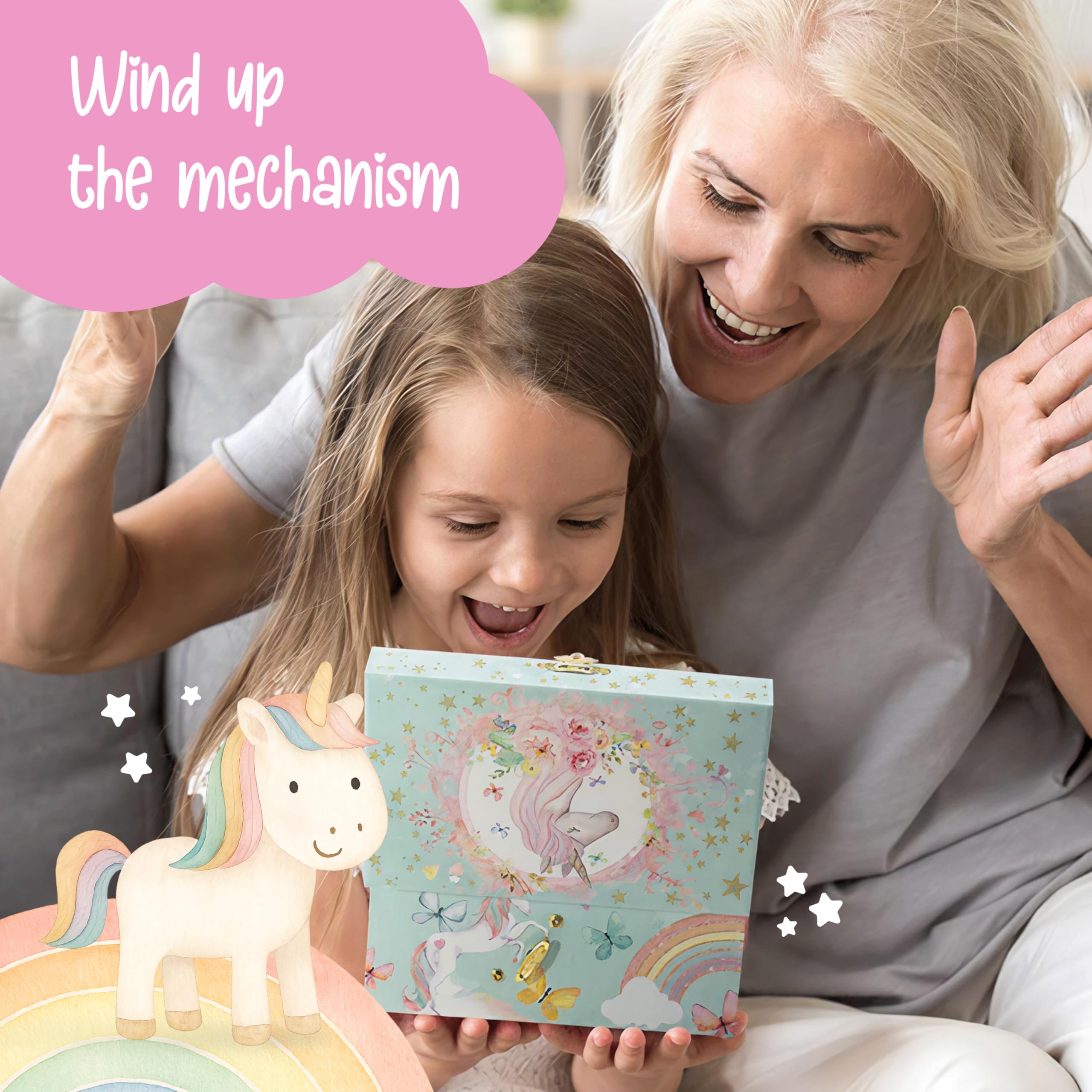 Amazon.co.jp: The Memory Building Company ユニコーン オルゴール