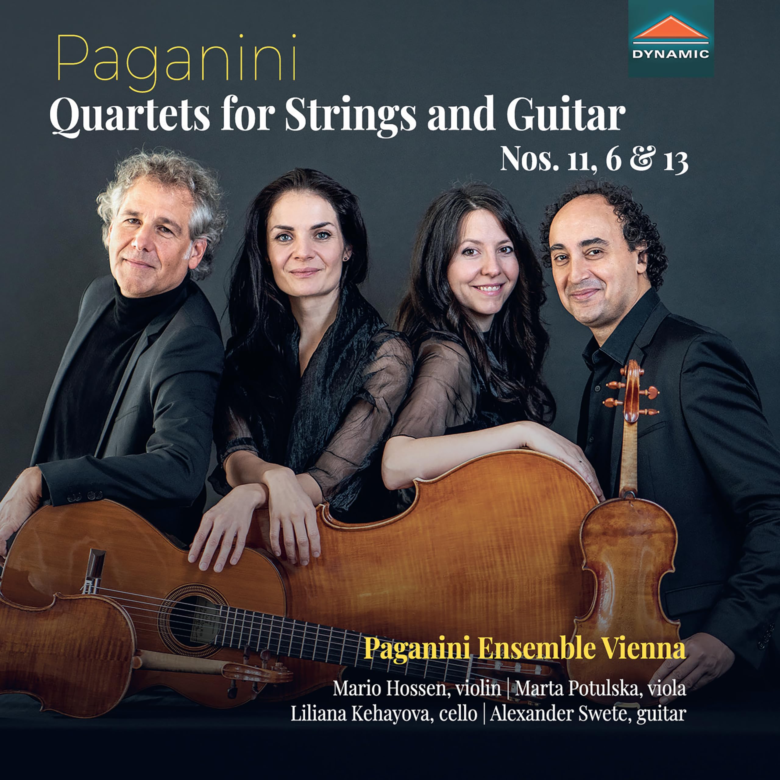 Nicolo Paganini: Quartets for String and Guitar, Vol. 4 - Nos. 11, 6 & 13