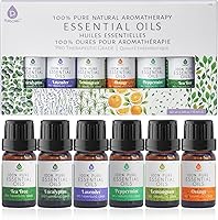 Vista 9 de Aceites esenciales 100% puros de esencia natural, poder curativo de la naturaleza con eucalipto, incienso, lavanda y menta