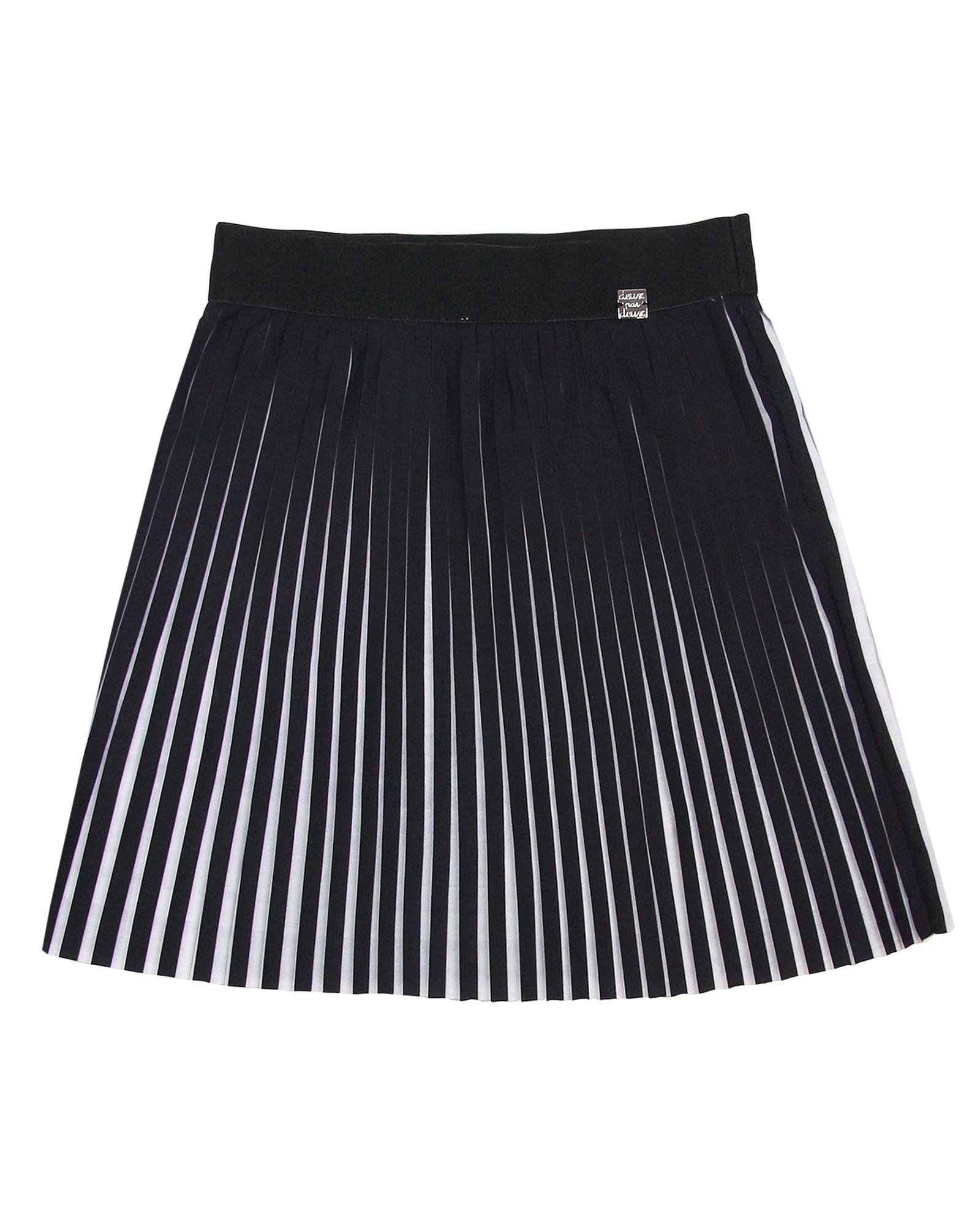 Deux par Deux Girls' Plisse Skirt So Safari, Sizes 7-12