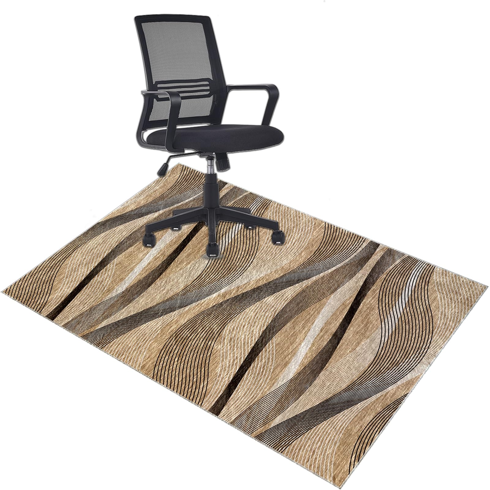 Heavy Duty Office Chair Mats for Carpeted and Hardwood Floor Low pile Chair Mat Soft and Comfortable Carpet Protectors Chair Mat Anti Slip Computer Desk Chair Mat Floor Gaming Chair Mat 100 x 140 cm
