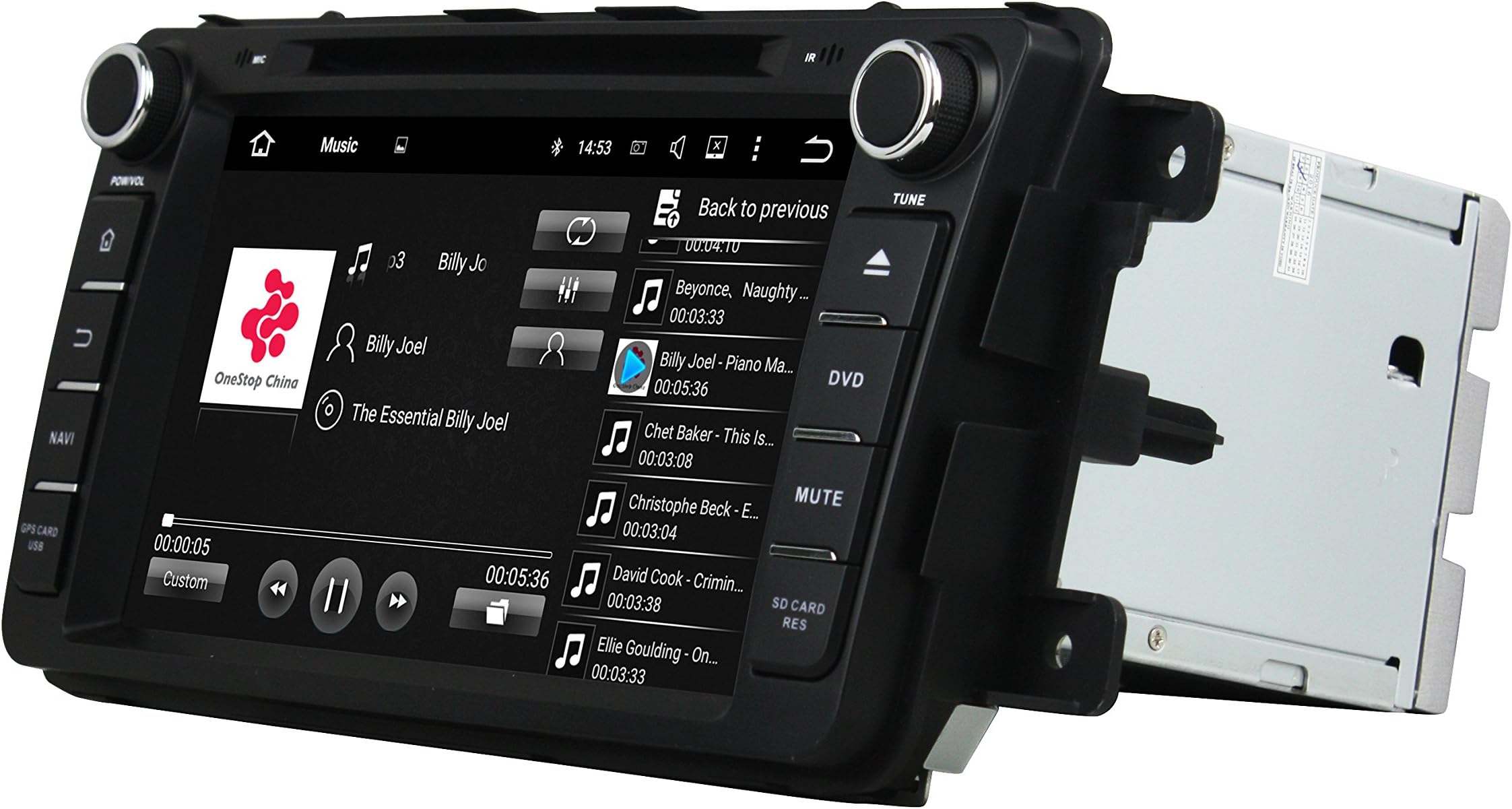 TLTek 8 inch HD 1024*600 Muti-touch Screen Car GPS Navigation System For Mazda CX-9 2007-2015 Android DVD Player+Backup Camera+EU Map