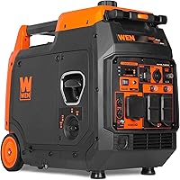 WEN 56477i 4800W Quiet RV-Ready Portable Inverter Generator with Fuel Shutoff - Clean Power for Camping & Backup
