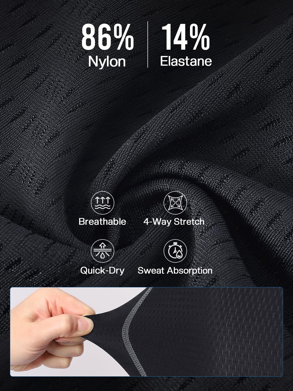 BERGRISAR Pantaloncini da ciclismo imbottiti Biancheria intima Mens Mountain Road Bike Undershorts Traspirante Ciclo Bicicletta Pantaloncini