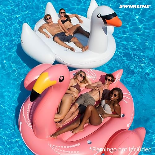 Miniatura 48 de Swimline 90703 - Pato señuelo gigante para montar (88"/78"/42")