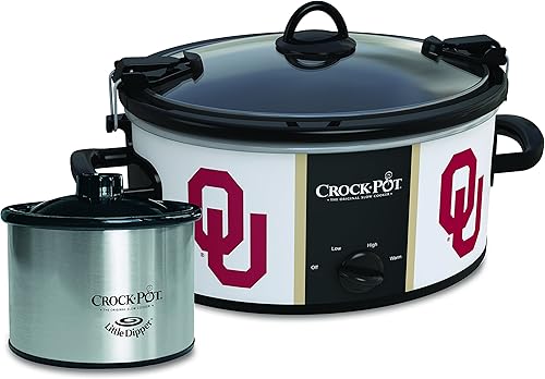 Miniatura 7 de Crock-Pot, olla de cocción lenta, Louisiana State Tigers, para universitarios, con calentador de alimentos, más olla pequeña de 16 onzas, Wisconsin