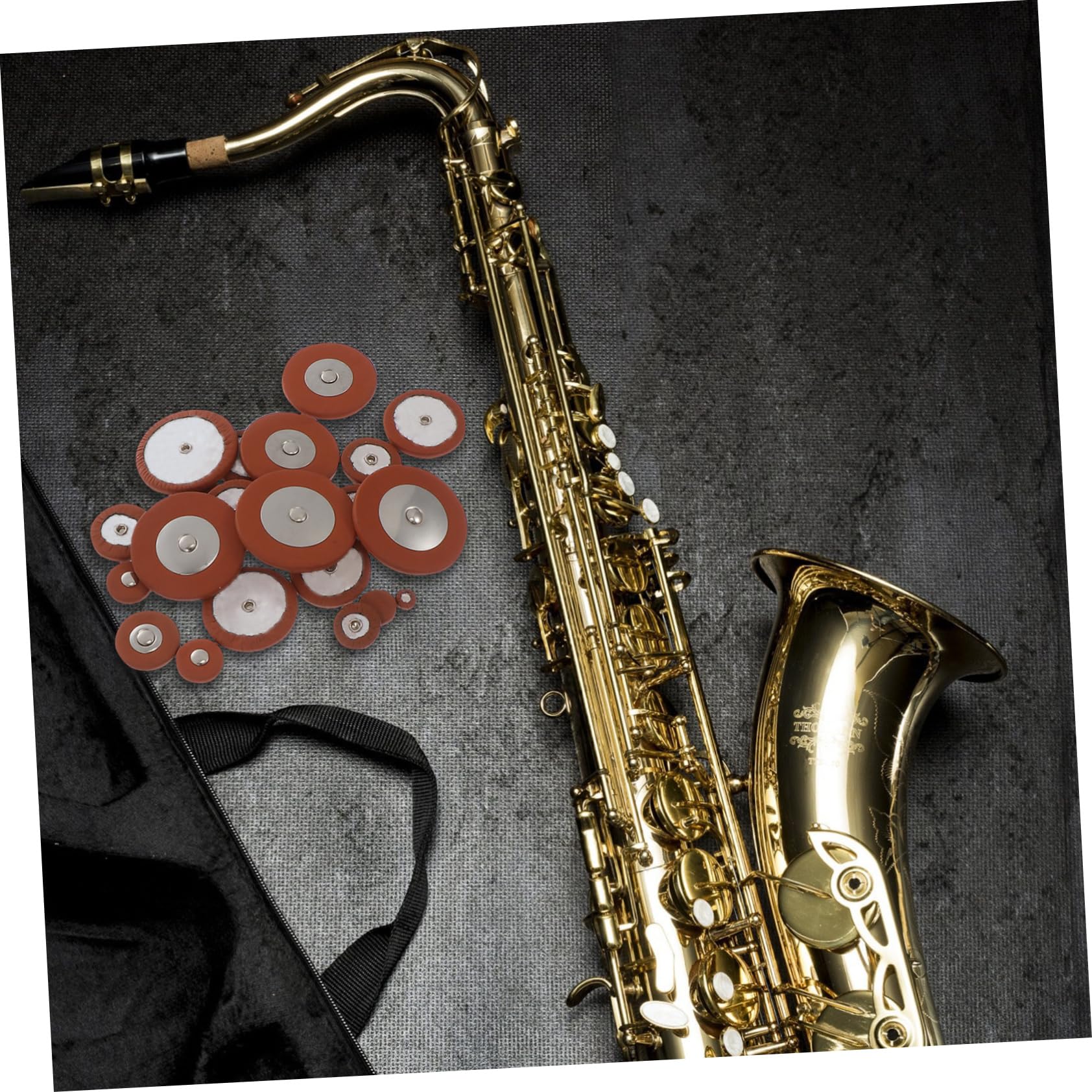 ibasenice Kit Di Riparazione Per Sassofono Set Completo Di Strumenti Per Strumenti a Fiato Viti Metalliche e Accessori Per Sax Contralto Facile Da Usare e Sostituire
