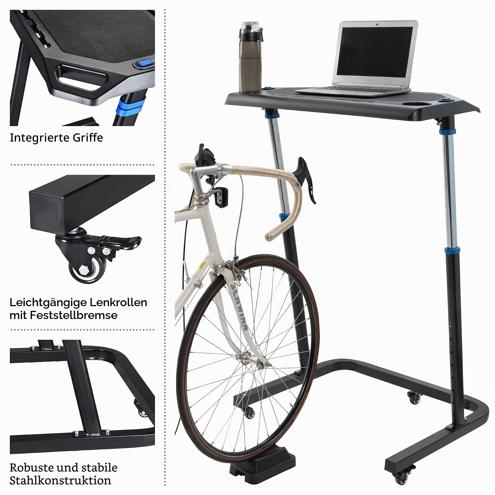 Rad Cycle Products Fitness-Schreibtisch, verstellbar, tragbar, Arbeitsplatz, Stehpult