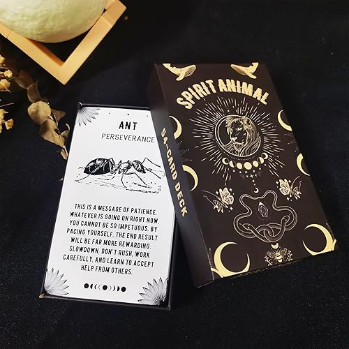 Miniatura 6 de Spirit Animal Oracle Cards  54 cartas Oracle con guía espiritual para principiantes, gran regalo para amigos o familiares