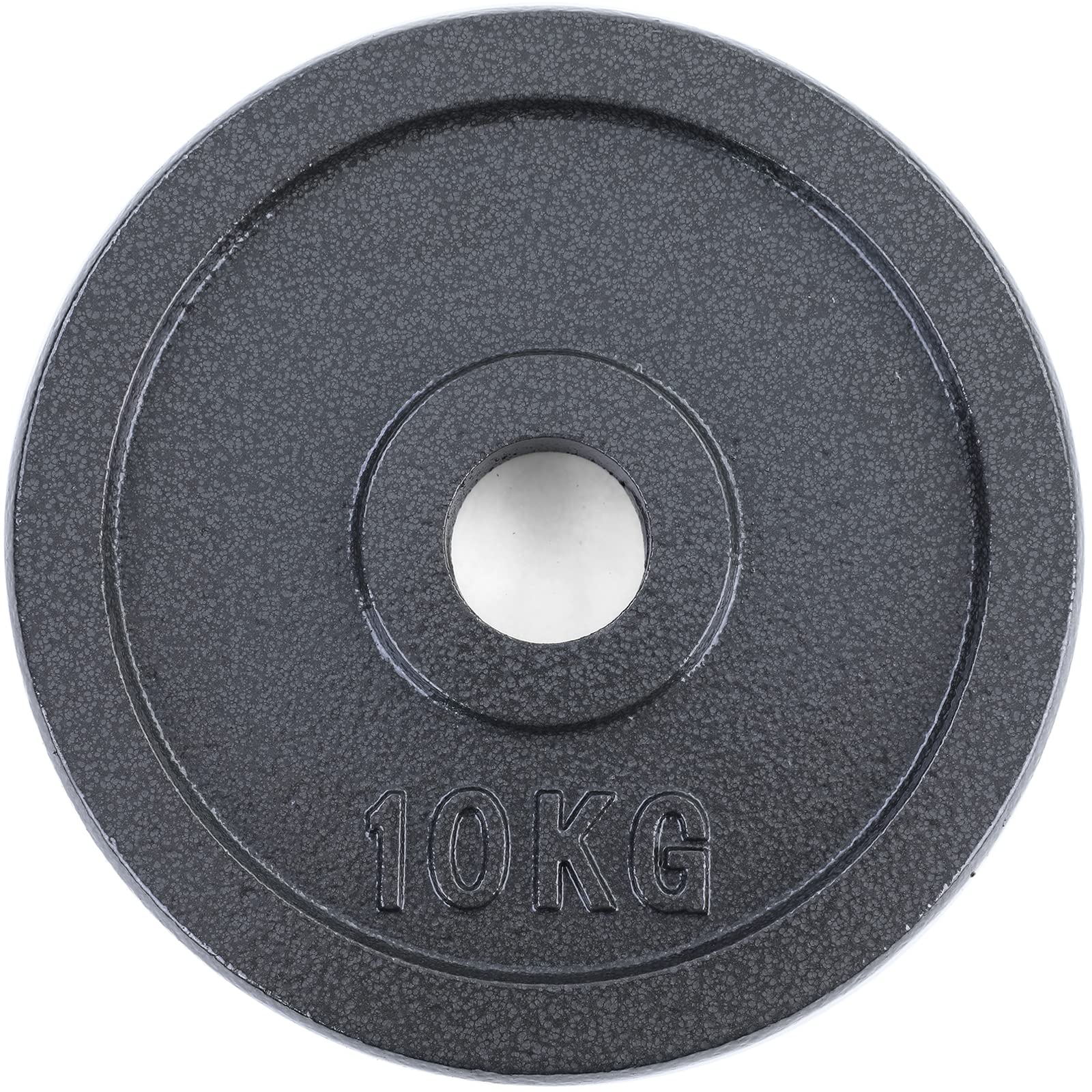 20 kg Olympia 50mm Hantelscheiben Set 2x 10kg Gusseisen in Schwarz