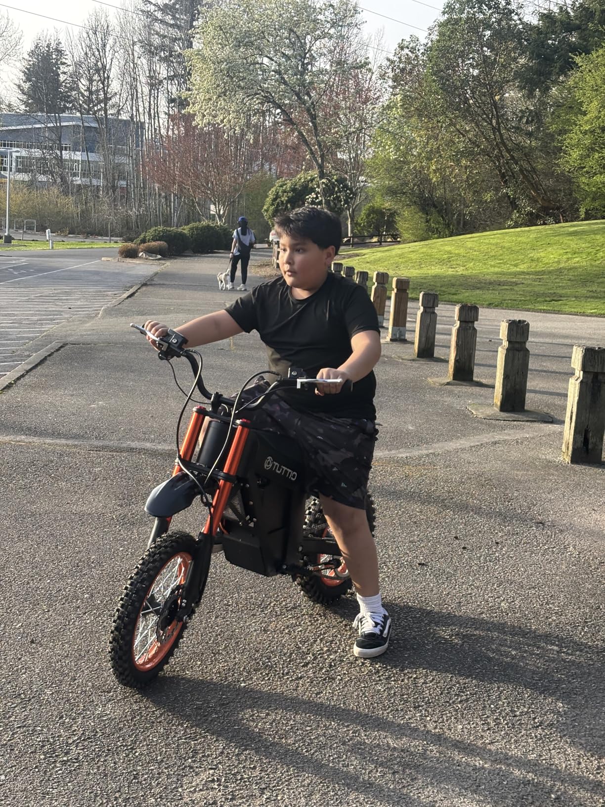 Soleil01 Electric-Dirt-Bike for Teens Adults, 14"/12" Fat Tire 2000W Electric-Motorcycle with 48V 21AH Battery Ebike 37MPH Hydraulic Brakes Mountain Off-Road EBike Fit Age 13+ photo review