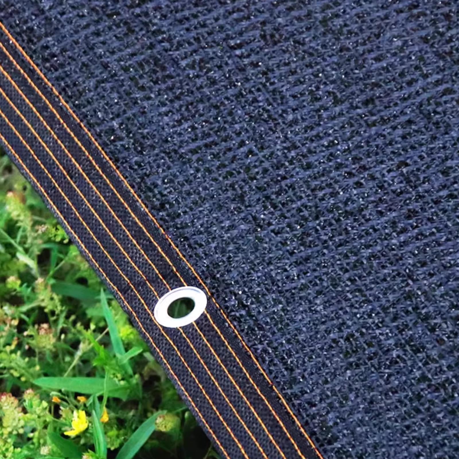 Tela transpirable con protección UV aislante del calor para patios, jardín, valla, tela con ojales (5 x 8,5 m / 16x28ft)