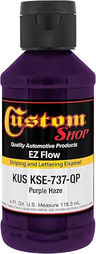 Vista 40 de Custom Shop KSE757-QP Triple Black - Pintura esmaltada EZ Flow a rayas y letras – 4 onzas