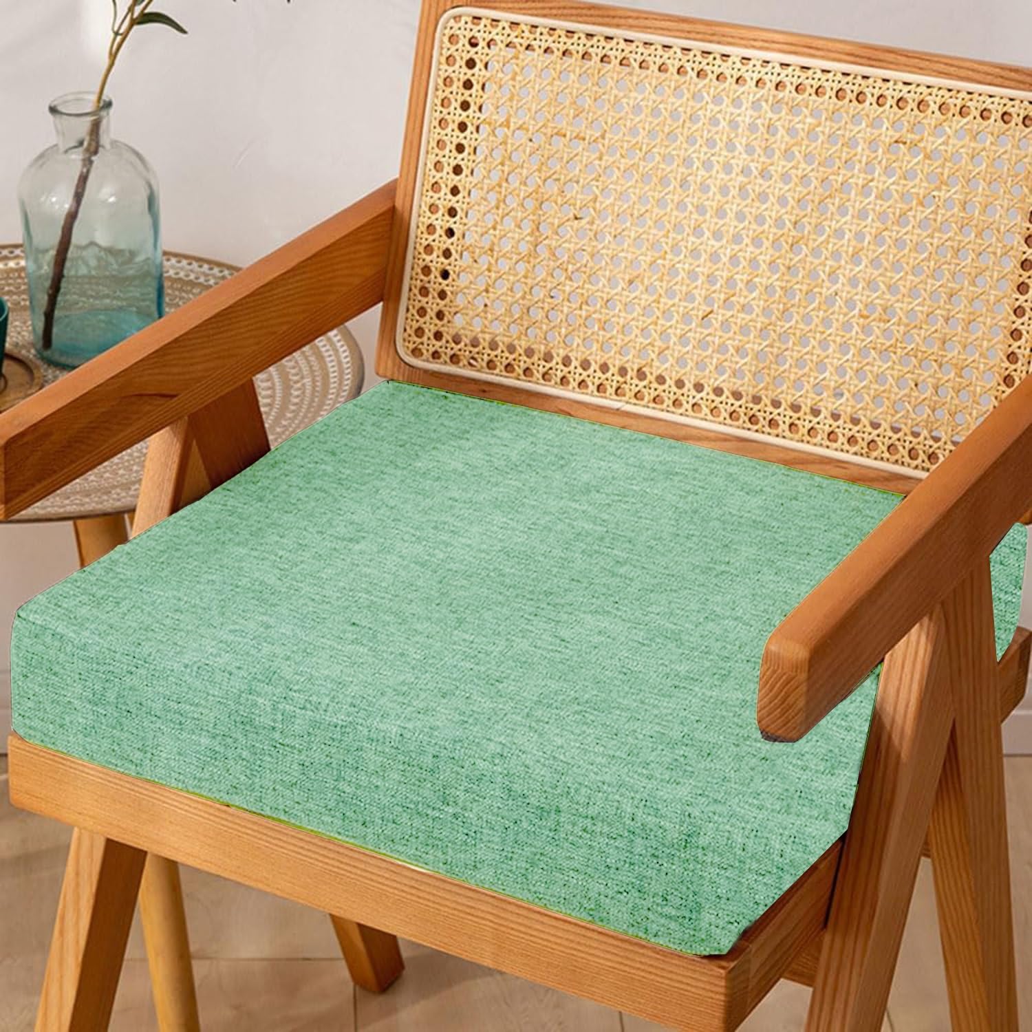 Hoowarm Chair Cushion Kitchen, Memory Foam Chair Pads, 25/28/30/35/40/45/50/55/60cm Non-Slip Chair Pads，Outdoor Indoor Seat Cushion, Removable for Dining Office Garden Chair(Colour10,40x40x8cm)