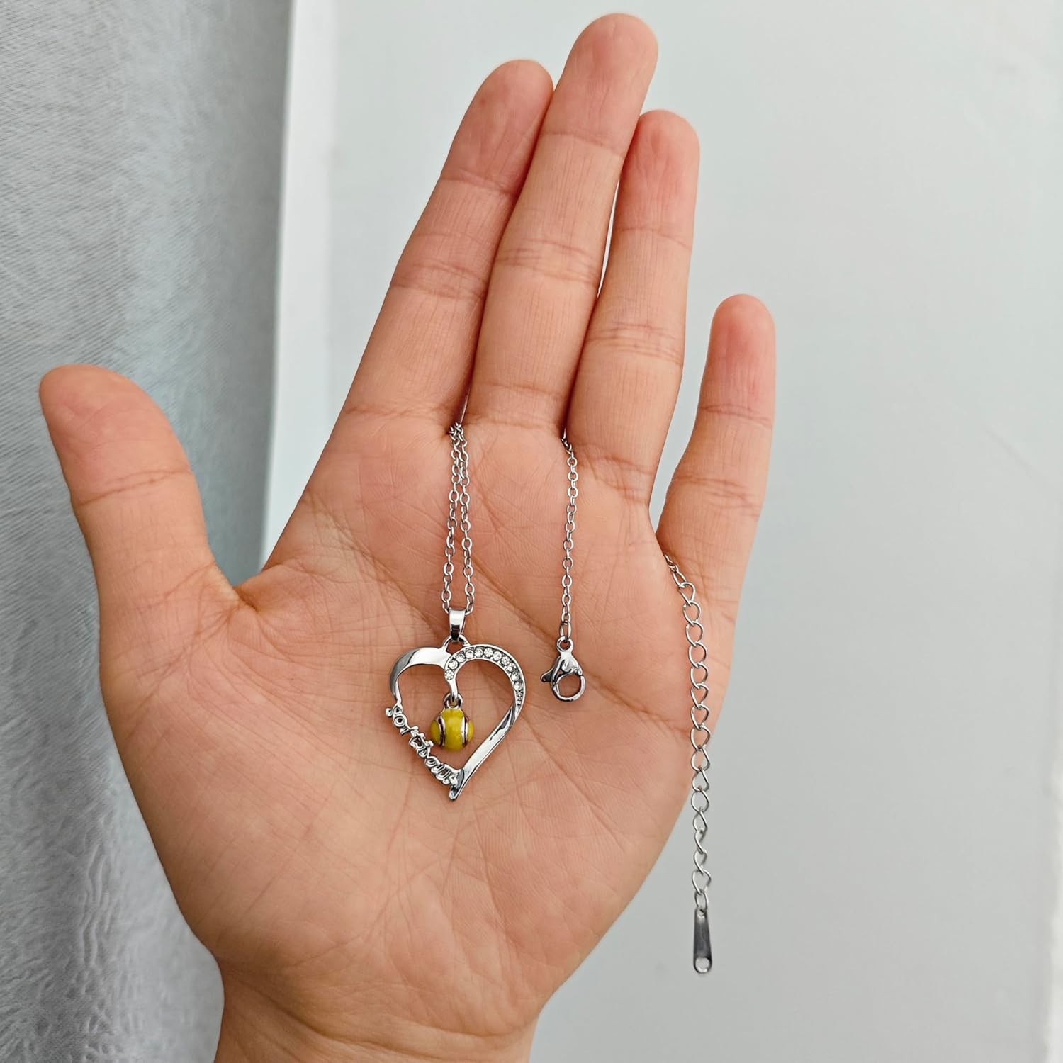 Eioi & Lmnm Softball/Soccer/Volleyball Necklace for Women, Sport Accessories Birthday Christmas Jewelry Gifts for Her 18+2 Inches - Image 6