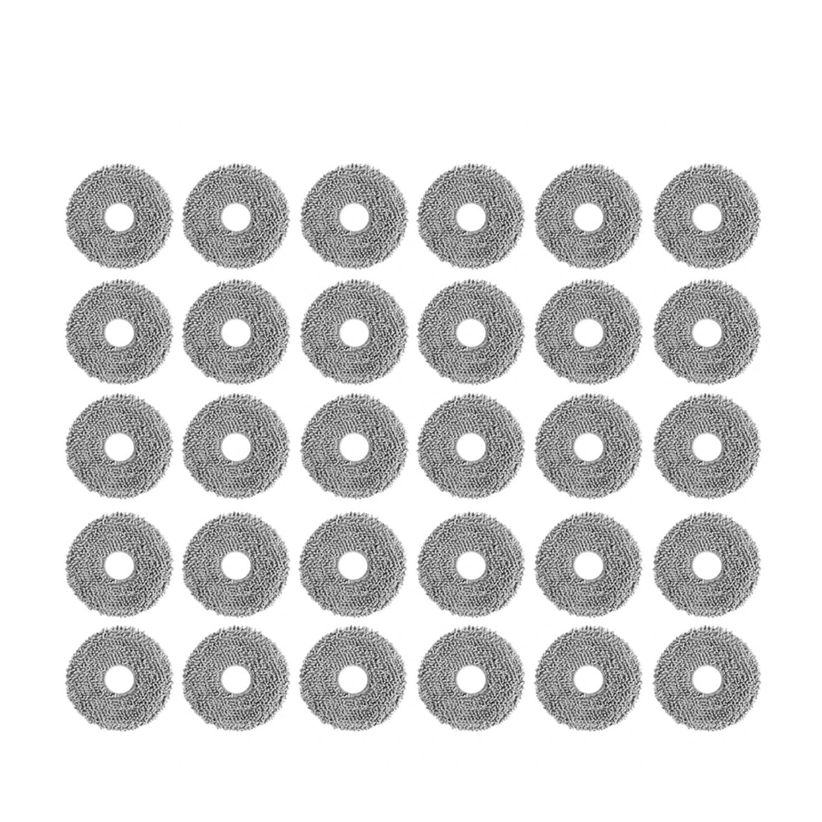 VIXWDRUTY Washable Mop Cloth,Compatible For Dreame,X40,Compatible For Roomba，Plus 405 Combo/Plus 505 Combo,Master Robot Vacuum Parts Accessories(30pcs)