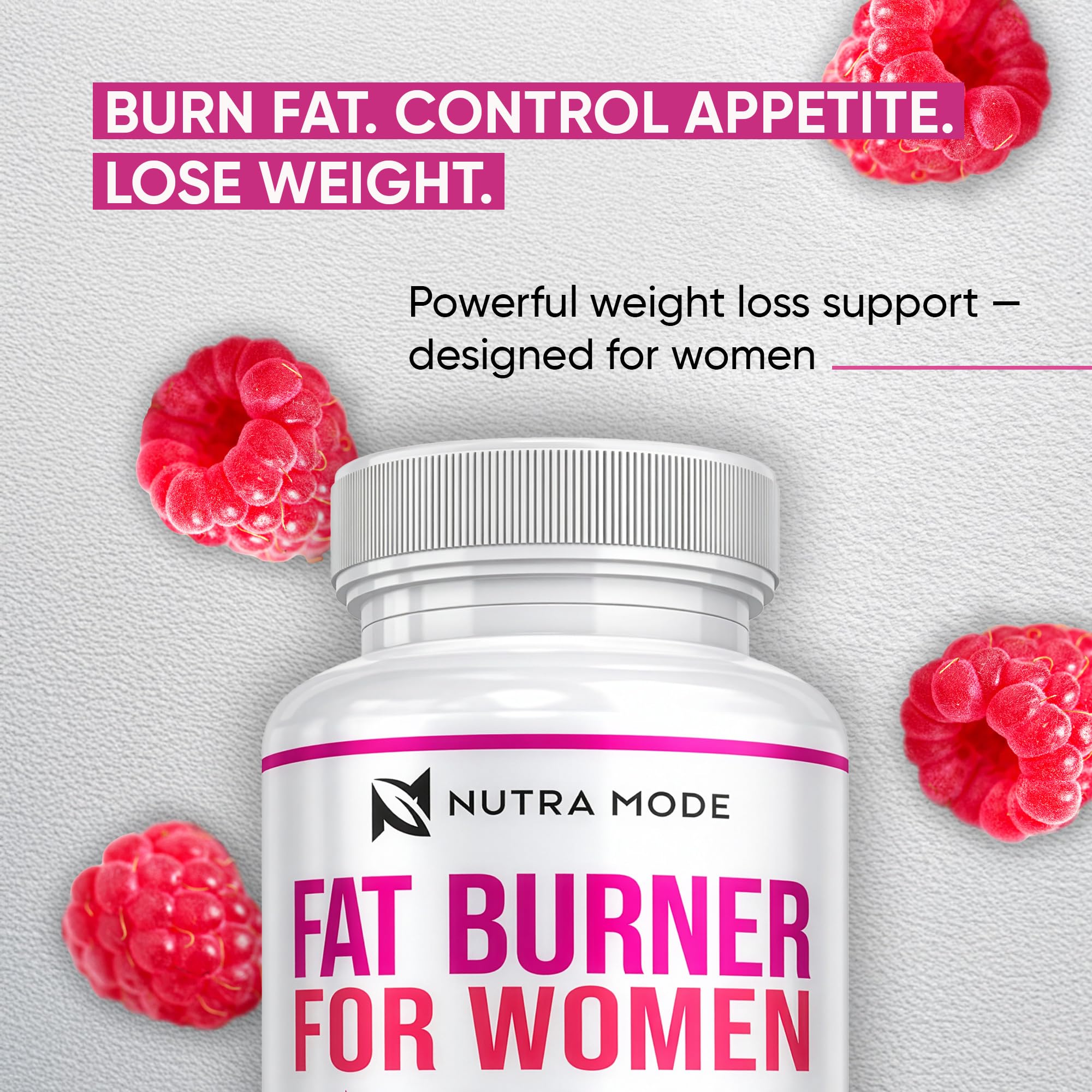 Thermogenic Fat Burner Weight Loss Diet Pills for Women - GLP-1 Support with Raspberry Ketones, Green Tea Extract, Green Coffee & Garcinia - Appetite Suppressant & Metabolism Booster 1 month 60 caps — Amazon image 2