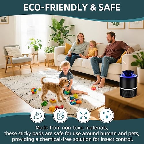 Miniatura 7 de 36 tableros de pegamento de repuesto de 4.3 pulgadas para Katchy, repuestos de trampa de insectos para interiores, compatibles con wifh Katchy,