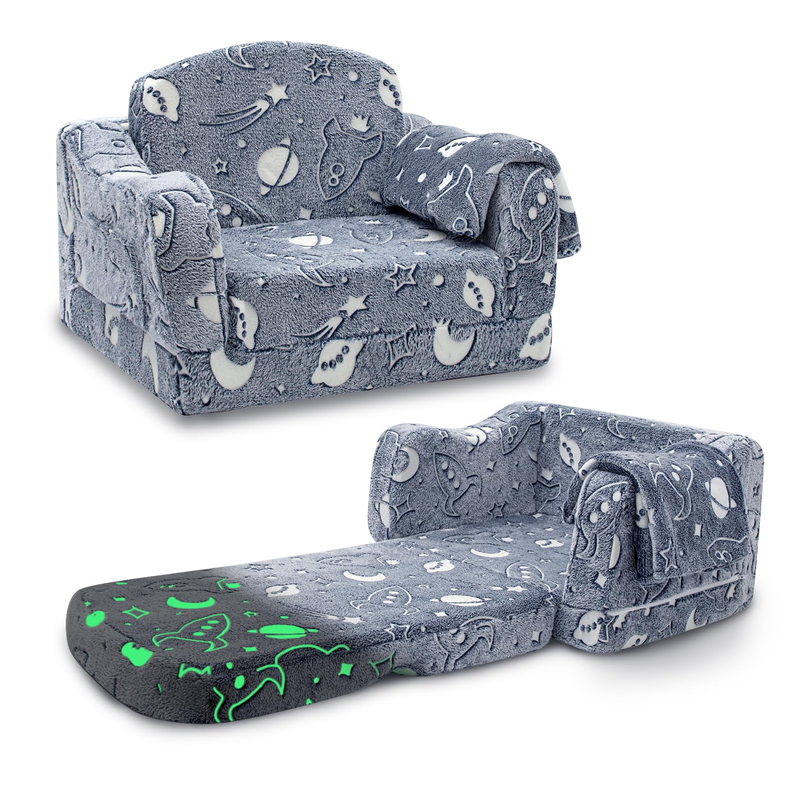 Amazon.com: Airpanda Comfy Toddler Couch and Chair for Kids