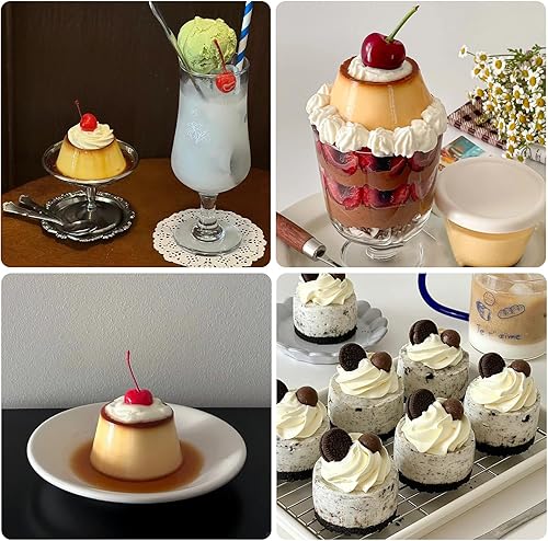 Miniatura 7 de Bandeja de silicona para magdalenas para freidora de aire, 1 unidad, 4 tazas antiadherentes para magdalenas con asa de transporte, moldes de