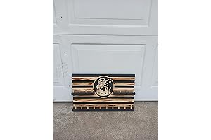 Duck Call Holder Wood Display: Hunting Hound and Flying Wings