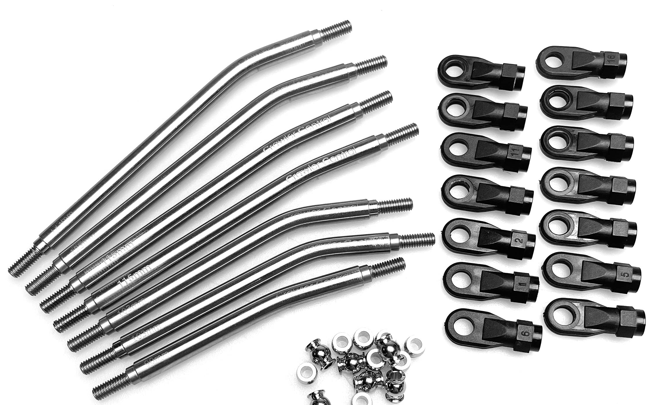 Husky Link HD M4 Hi-Clearance Suspension Links for SCX10 III JL Wrangler