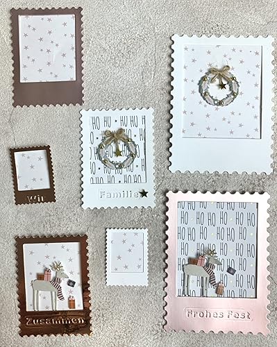 Miniatura 5 de Marco de fotos de metal troqueles de metal plantillas de marco de fotos Polaroid manualidades tarjetas de boda troqueles de corte troqueles para