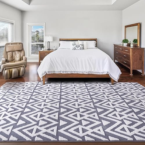 Miniatura 3 de Shaggy Area Rugs - Alfombras de espuma viscoelástica suaves y acogedoras, de 4 x 6 pies, alfombra esponjosa para sala de estar, dormitorio,