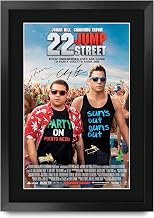 HWC Trading 22 Jump Street Jonah Hill, Channing Tatum 16 x 12 inch Framed Gifts Printed Poster Signed Autograph Picture for Movie Memorabilia Fans - 16" x 12" Framed
