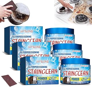 Powerful All Purpose Cleaning Powder, Powerful Kitchen All-Purpose Powder Cleaner, Foam Rust Remover Kitchen Cleaner, Soak to Clean Greasy Dirt, Multi-Purpose Foam Cleaner Rust Remover (Blue,3set)