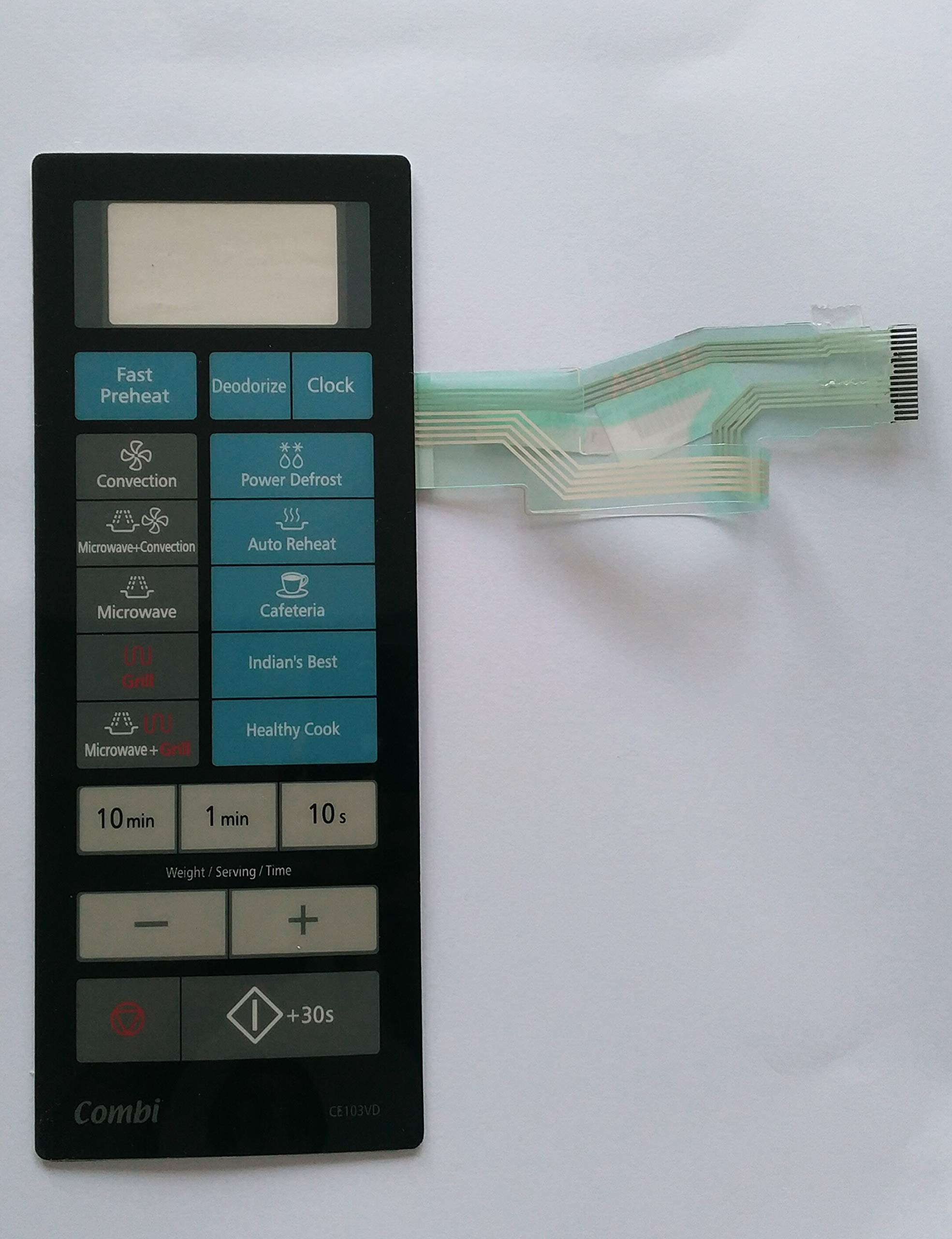 Able Microwave Oven Membrane Keypad Model No CE103VD (Black)-picture-23