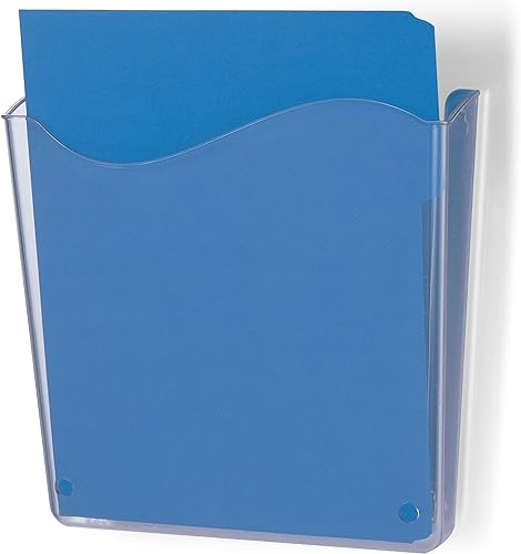 Officemate® OIC® Unbreakable Vertical Wall File, 10"H x 10"W x 3"D, Clear
