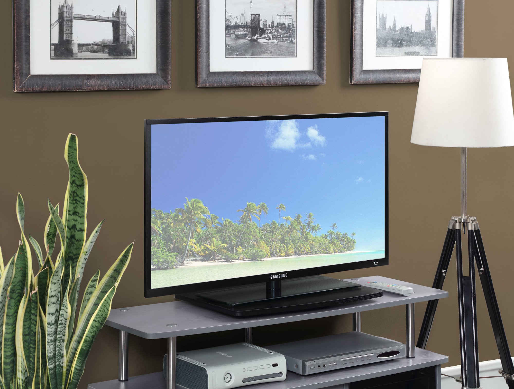 Convenience Concepts Designs2Go Single Tier Swivel Riser, Black