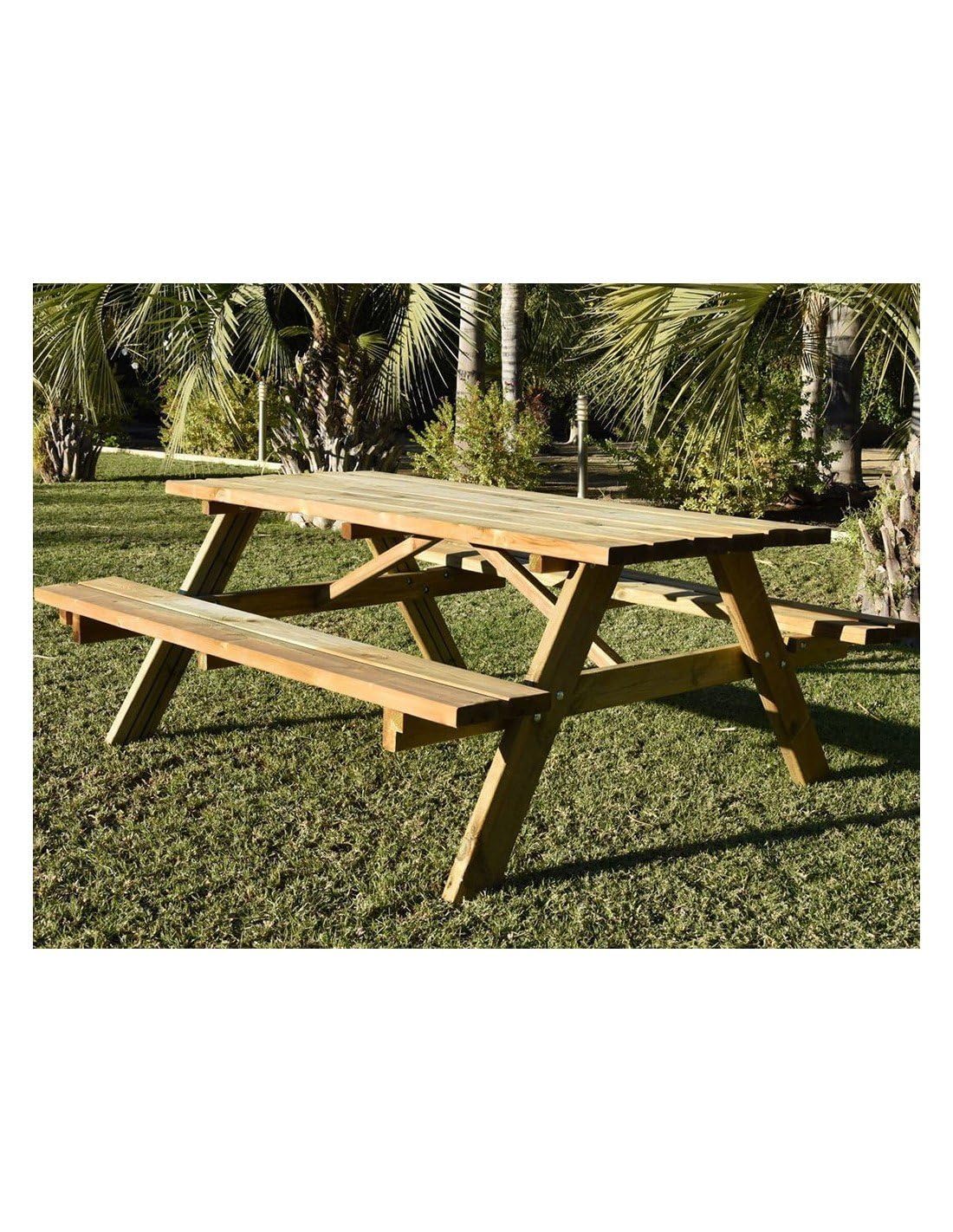 Faura - Mesa Picnic - Madera tratada