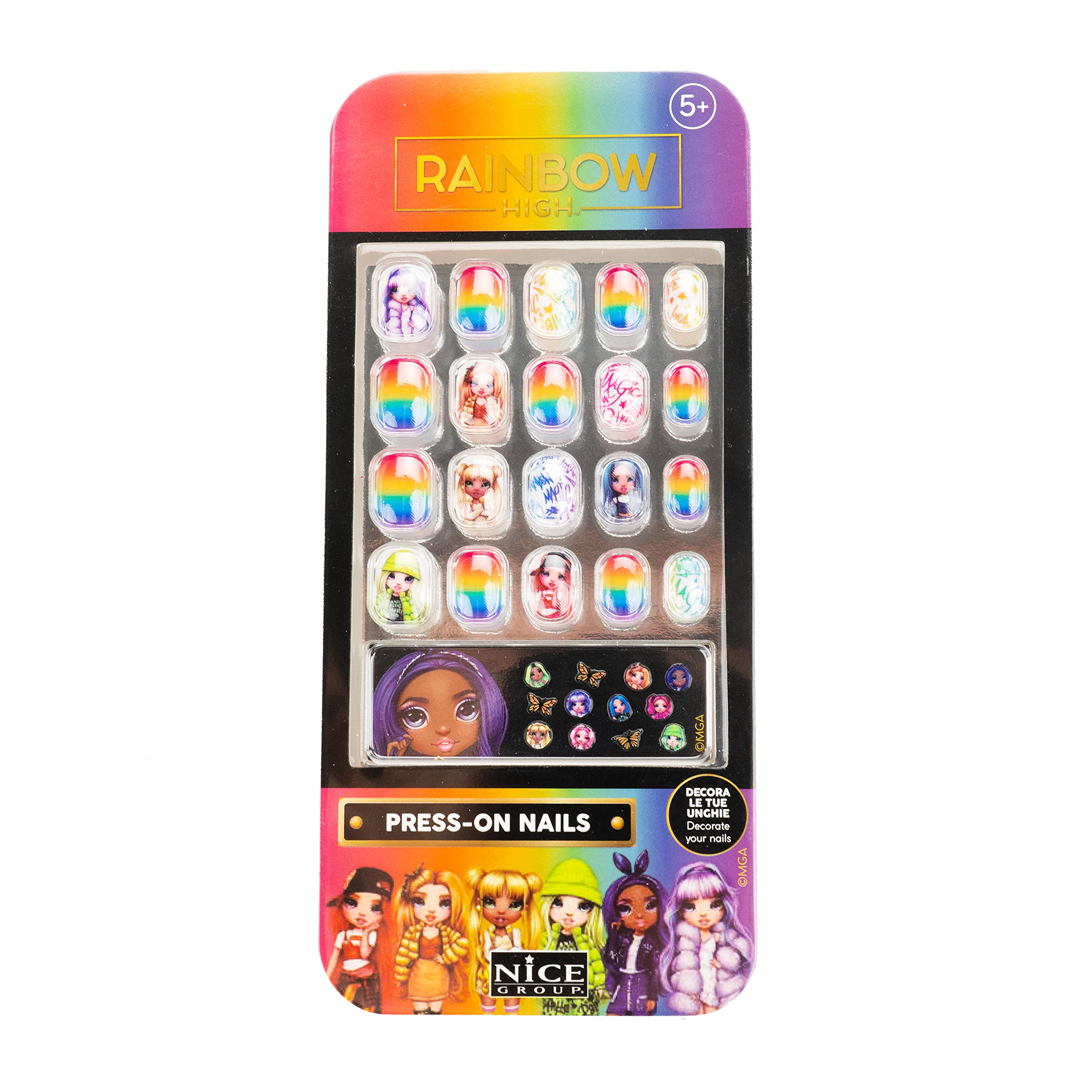 Adesivi per nail art arcobaleno / adesivi per unghie arcobaleno idrosolubili / adesivi per unghie boho - Italia
