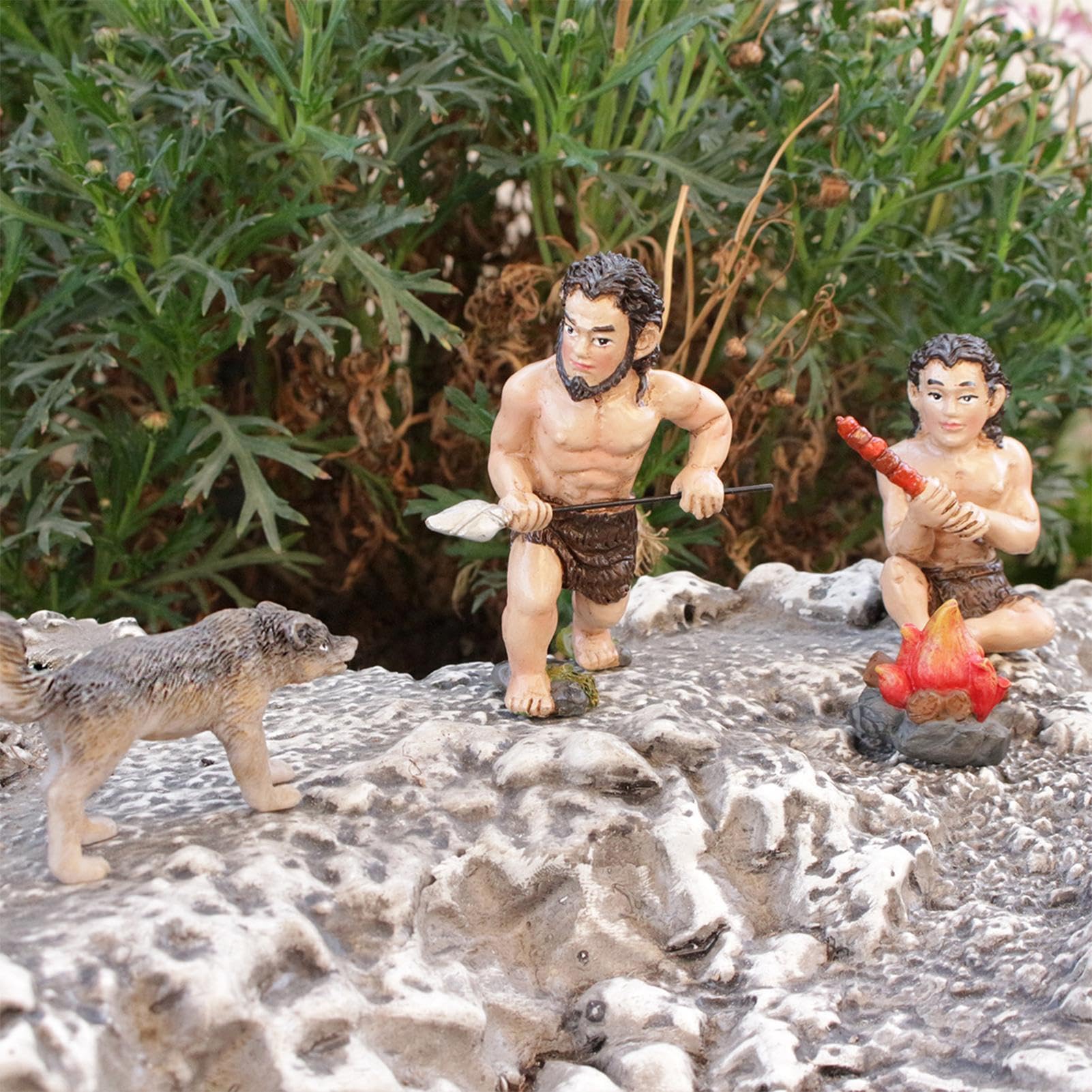 老人像　置物 本日限定 G058 陶器人形 釣り仙人 漁夫 漁師 釣り人 老人 高さ