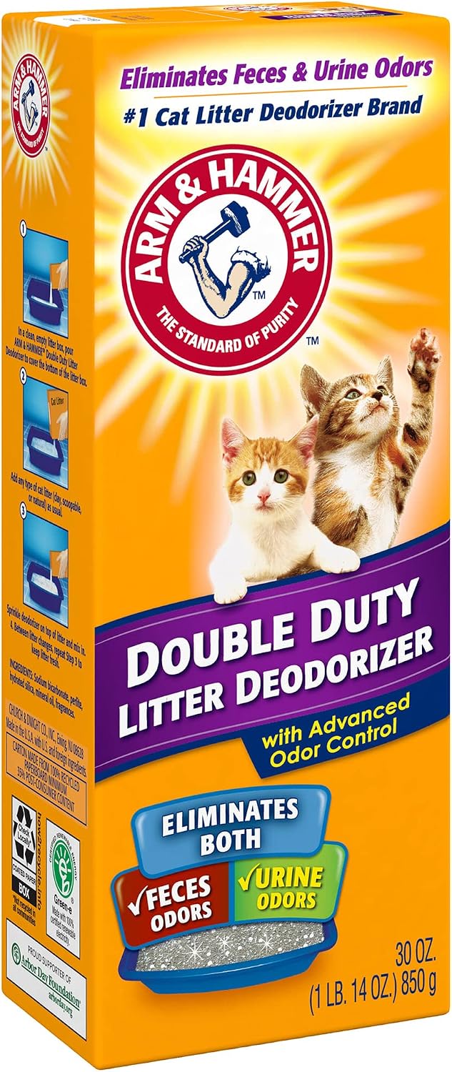Arm & Hammer 40015029: Litter Deodorizer Double Duty 30 Oz