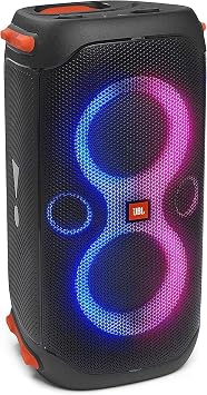 JBL PartyBox 110 - Portable Party Speaker with Built-in Lights, Powerful Sound and deep bass, Black Including Winguard Protective Dust Cover