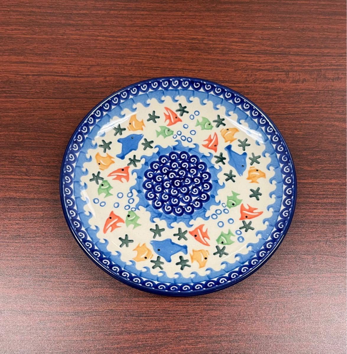 ポーリッシュポタリーポーランド食器お魚プレート