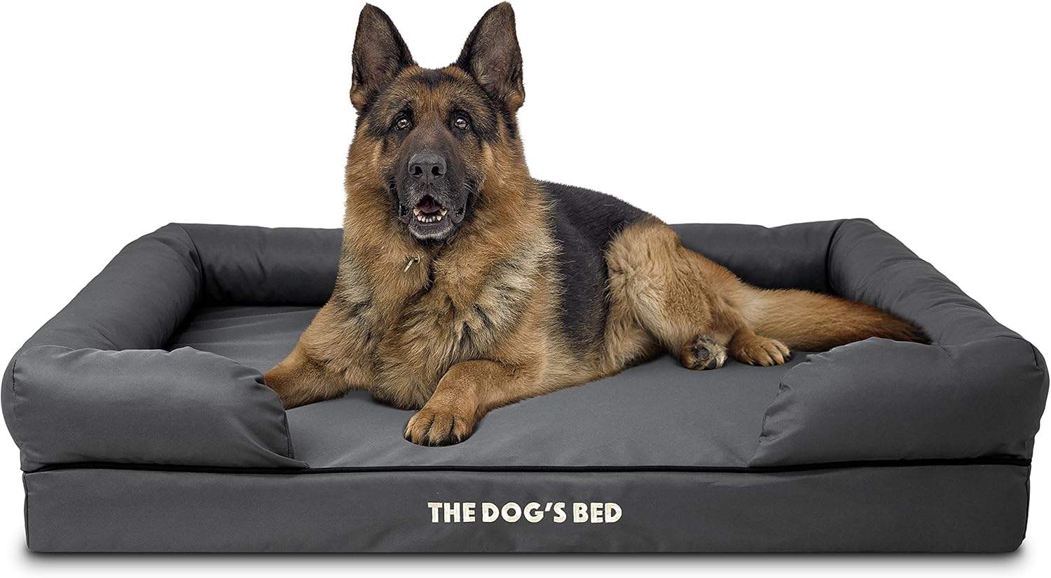 The Dog’s Bed XL Grey 43.5×34, Memory Foam, Pain Relief: Arthritis, Hip & Elbow Dysplasia, Post Surgery, Lameness, Supportive, Calming, Waterproof Washable Cover, Veterinary Approved The Dog’s Bed XL Grey 43.5×34, Memory Foam, Pain Relief: Arthritis, Hip & Elbow Dysplasia, Post Surgery, Lameness, Supportive, Calming, Waterproof Washable Cover, Veterinary Approved
