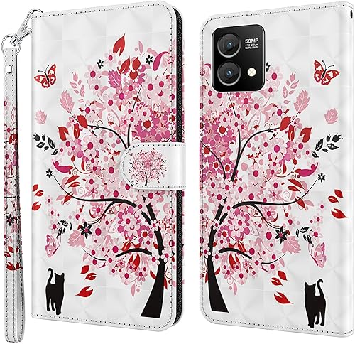 ALILANG Funda de teléfono para Motorola Moto G Stylus 5G 2023, funda de piel sintética con función atril con cierre magnético y función atril para