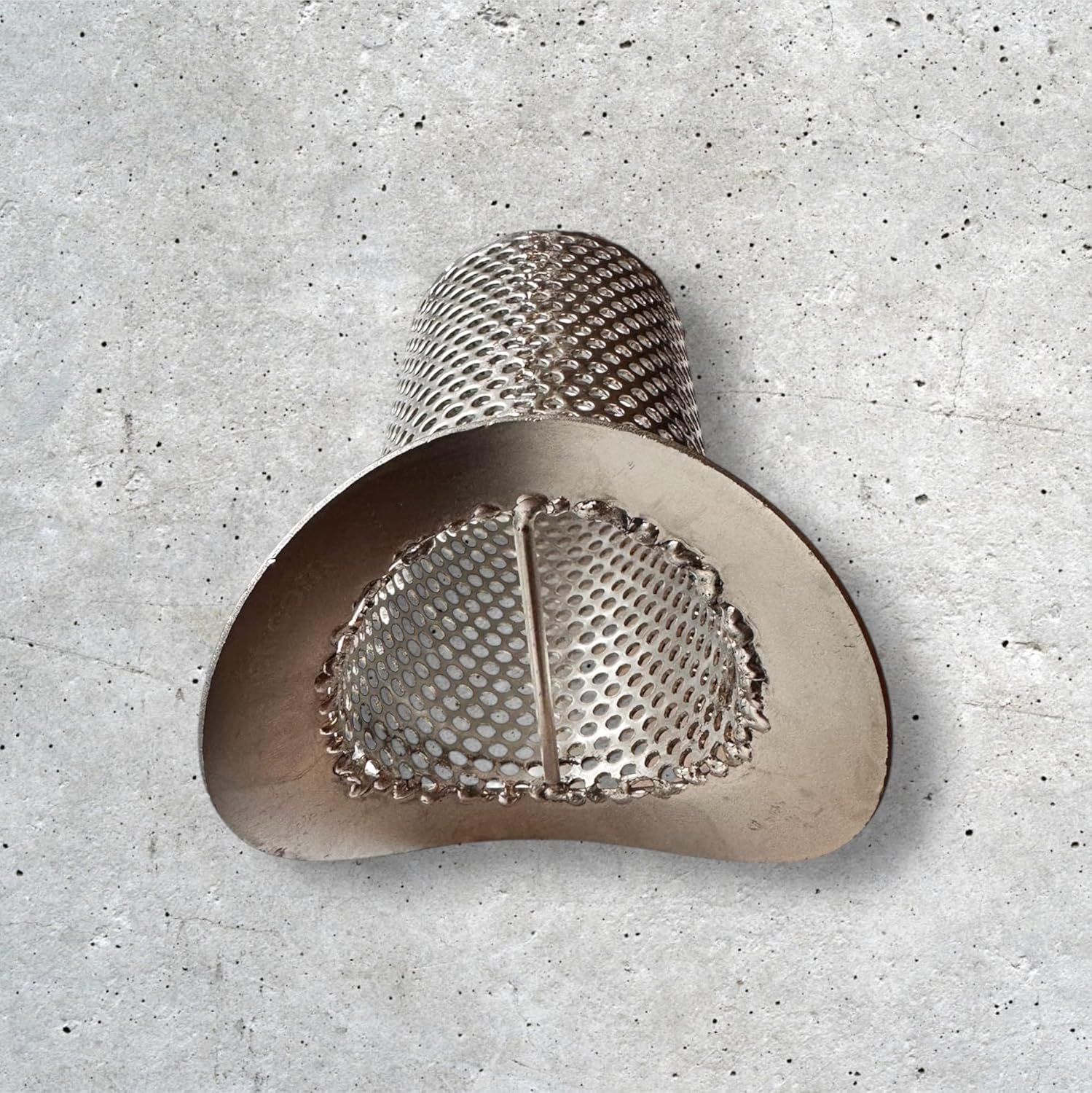 Stainless Steel Drain Strainer for 3" Commercial Trench Drains | 4" Long